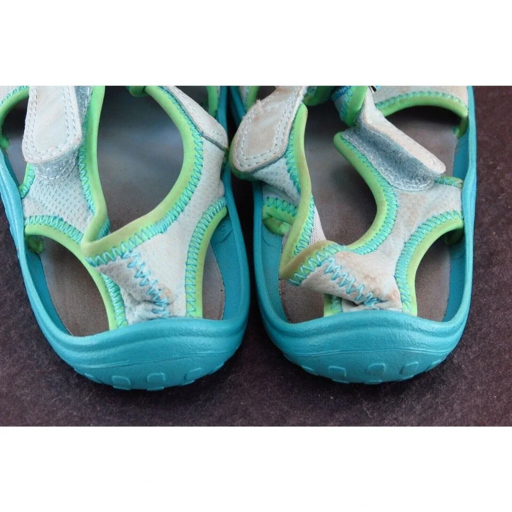 Nike ACG Toddler Girls Sz 12 Medium Blue‎ Sandals Fabric
